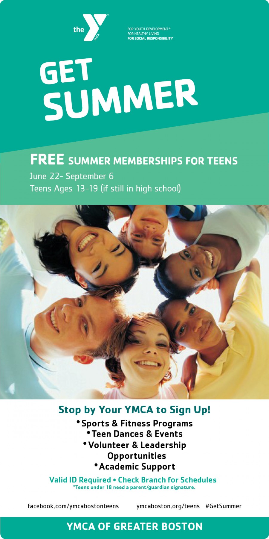 YMCA’s Get Summer Free Summer Memberships for Teens My Town Needham, MA